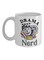 muGGyz German Longhair Cat Mom Coffee Mug White