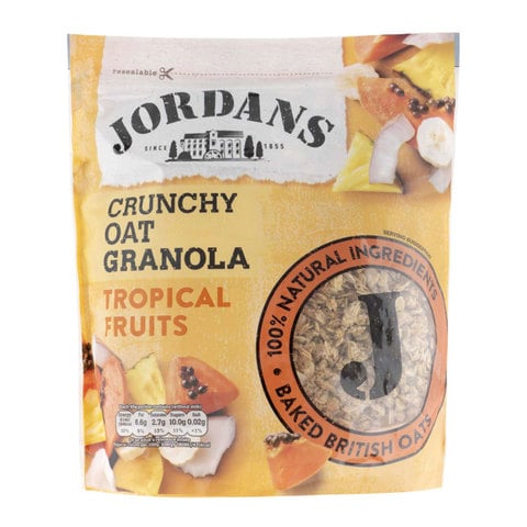 Jordans Granola With Tropical Fruits Crunchy Oat 750g
