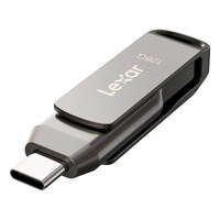 Lexar JumpDrive USB Dual Flash Drive D400 128GB Grey