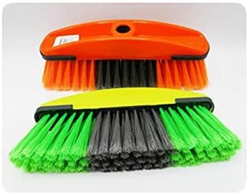 Very Colourful Cleaning Floor Broom/Brush with Long Wooden Handle for Home, Kitchen &amp; Bathroom Cleaning (Multi-purpose Use) (Pack of 1 unit).