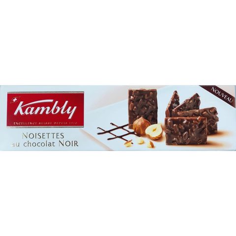 Kambly Dark Chocolate With Hazelnuts 100g
