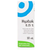 Hyabak 0.15% Eye Drops - 10ml