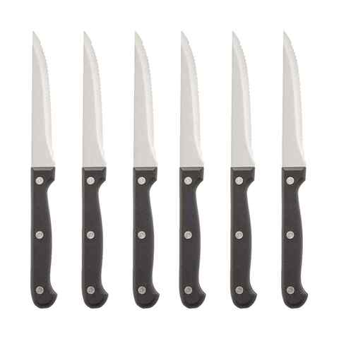 Prestige Steak Knife Set PR57110 Black 6 PCS 11cm