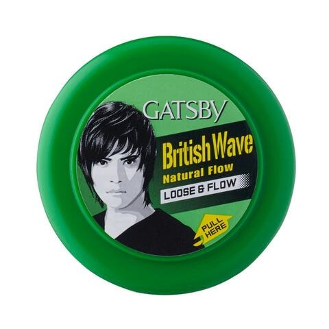 Gatsby British Wave Loose And Flow Hair Styling Wax 75g