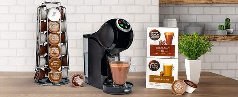 Buy De'longhi Nescafe Dolce Gusto, Genio S Plus EDG315.B,Pod Capsule Coffee  Machine , Espresso, Cappuccino, Latte and more, Black Online - Shop  Electronics & Appliances on Carrefour UAE