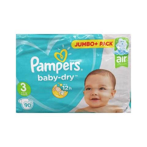 Buy Pampers Baby Diapers Dry Size 3, 50's Online