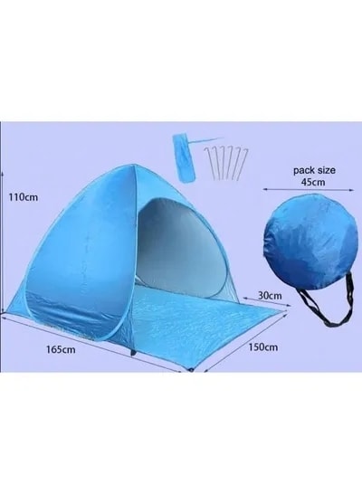 Portable Outdoors Beach Tent Automatic Pop Up Anti UV Beach Tent