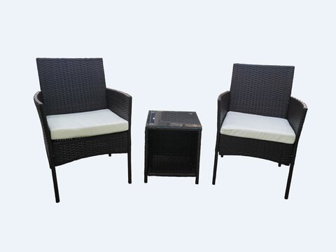 Rattan effect store balcony set