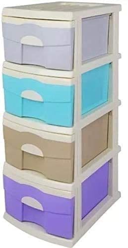 Yulan Four Layer Storage Box, Plastic Drawer Cabinet For Clothes