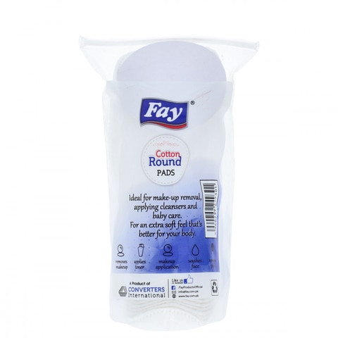 Fay Cotton Round Pads 50 In 1 Pack