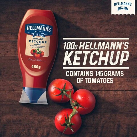 Hellmann&#39;s Tomato Ketchup 480g