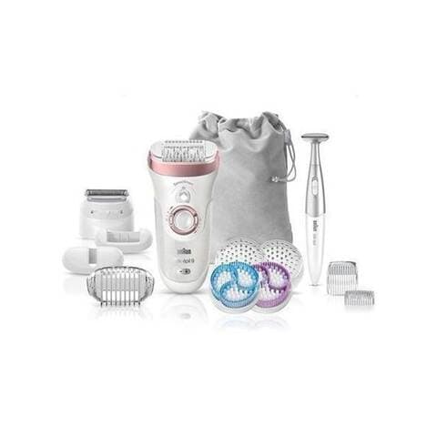 Braun 9980 Silk-epil 9 SkinSpa SensoSmart Epilator 4 in 1 Exfoliation Skin  Care System - Free Delivery