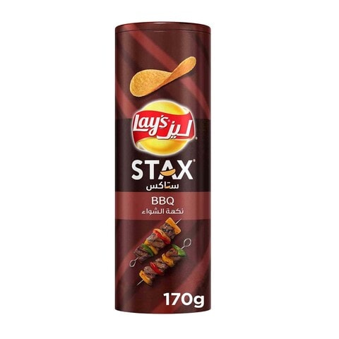 lays stax hot and spicy bbq