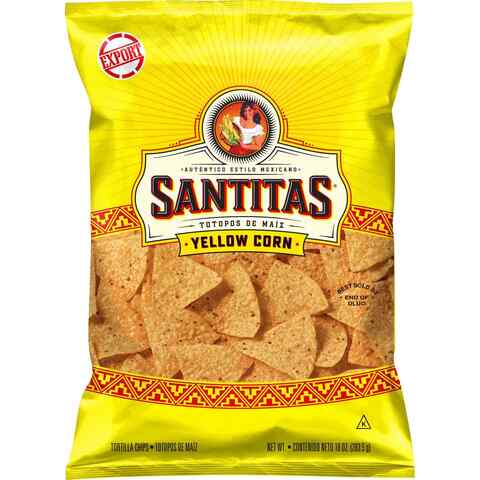 Buy Santitas Yellow Corn Tortilla Chips 283g in UAE