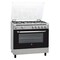 Hoover Free Standing 5 Gas Burners Cooker GEC9060FX-N Silver/Black (Plus Extra Supplier&#39;s Delivery Charge Outside Doha)
