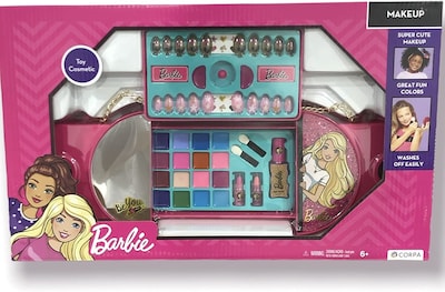 Barbie big best sale makeup set