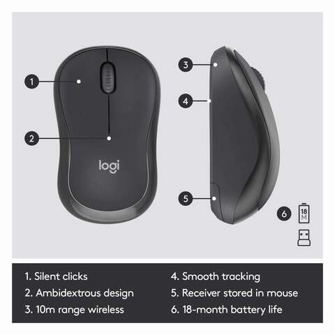 Logitech Wireless Keyboard And Mouse Combo MK295