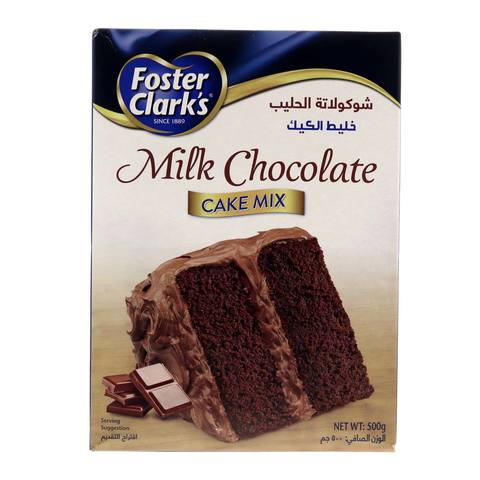 اشتري فوستر كلركس كيك ميكس شوكولاتة الحليب 500 جرام في السعودية
