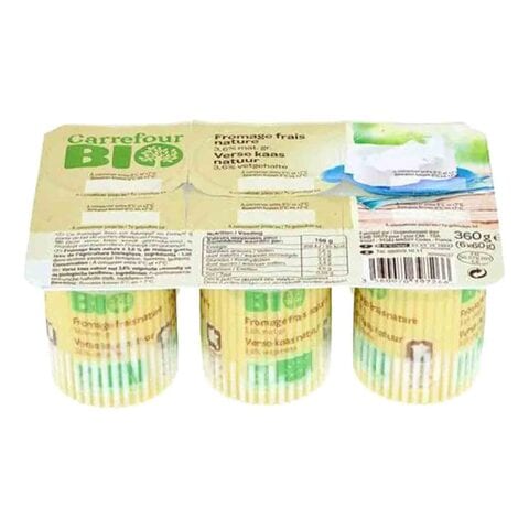 Carrefour Bio Formage Frais Yoghurt 60g Pack of 6