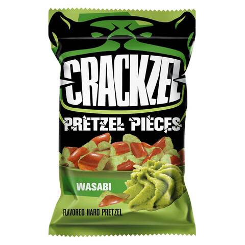 Crackzel Pretzels Pieces Wasabi 85g