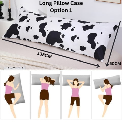 Cow print sale body pillow