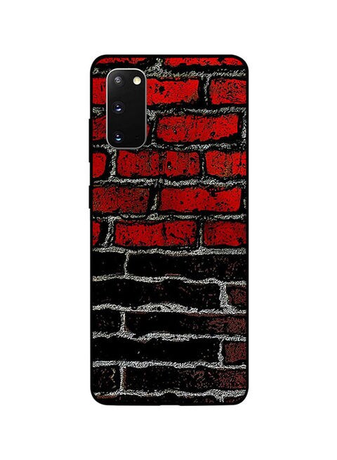 Theodor - Protective Case Cover For Samsung Galaxy S20 Black/Red/Grey