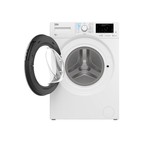 Beko Washer Dryer HTV8636XS Washing 8KG, Drying 5KG White