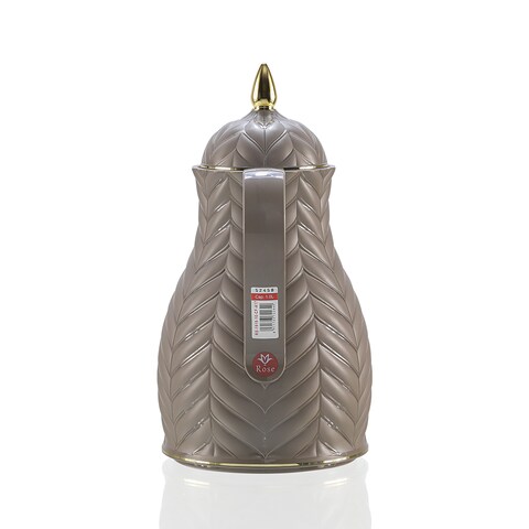 Rose Coffee Vacuum Flask - RS-1919 1 Litter Grey