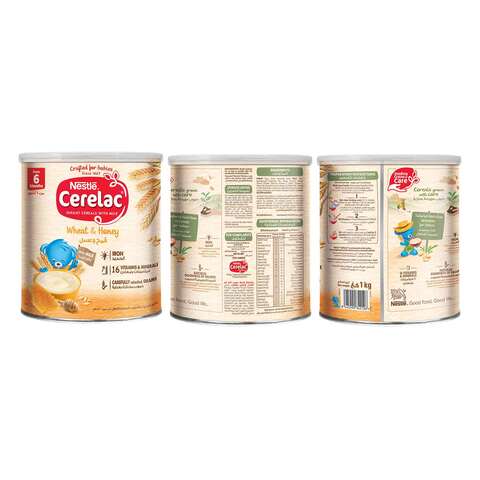 Cerelac baby wheat &amp; honey for babies from 6 months 1 kg
