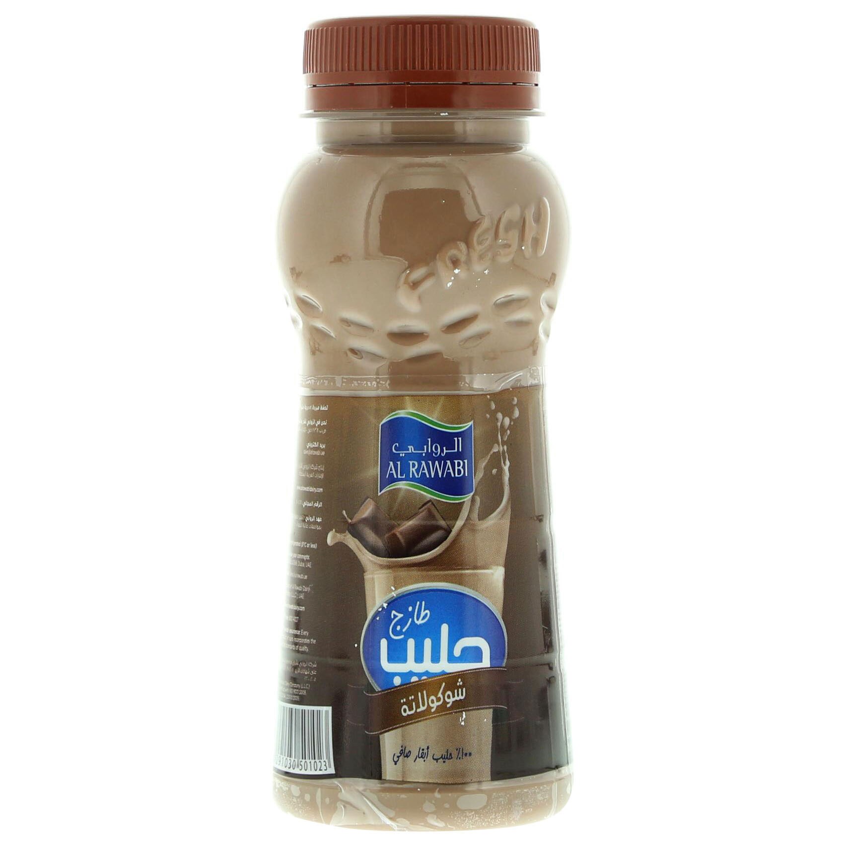 Buy Al Rawabi Fresh Chocolate Milk 200ml Online Shop Fresh Food on