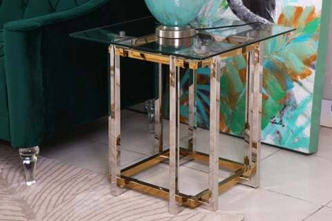 Pan Emirates Pipes End Table