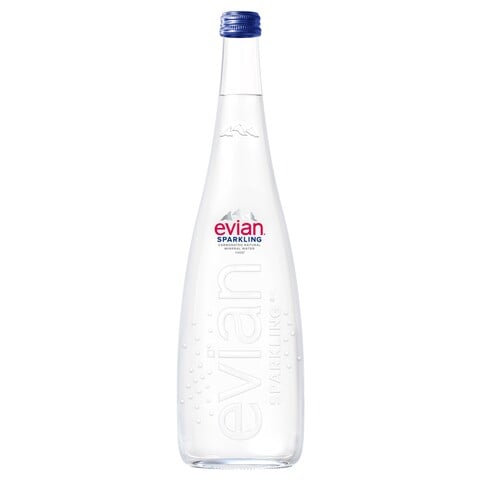 Buy Evian Natural Sparkling Mineral Water 750ml in Kuwait