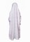 City Rose Muslim Islamic Pray Set Girl&#39;s khimar 1 Pieces Soft Prayer Dress Hijab Abaya Suit White Floral (White Floral (Purple) , 3-4 Years)