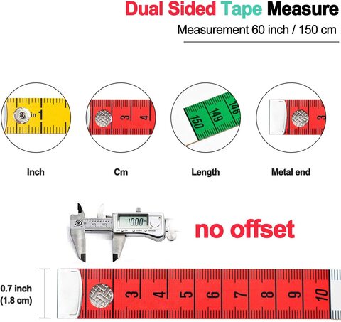SKY-TOUCH 150 cm Soft Tape Measure Sewing Tailor Body Measuring
