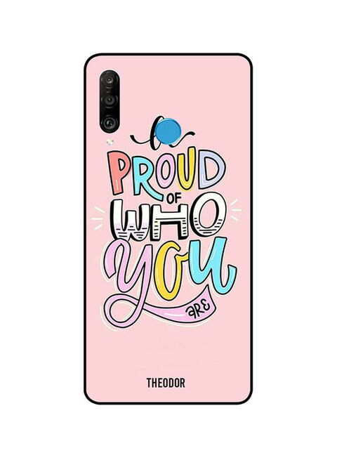 Theodor - Protective Case Cover For Huawei P30 Lite Pink/White/Black