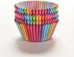 Buy SKY-TOUCH 100Pcs/set Rainbow Color Cupcake Baking Paper Cases Cake Box in UAE