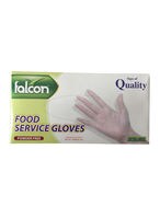 اشتري falcon 100-Piece Powder Free Vinyl Falcon Gloves Clear Extra Large في الامارات