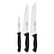Tramontina Stainless Steel Knife Set Black 3 PCS