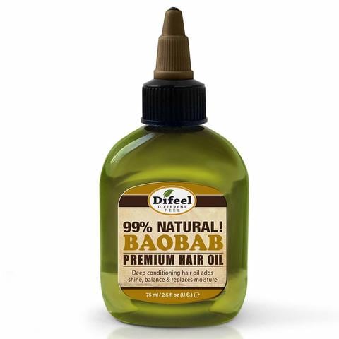 Difeel - Premium Natural Hair Care Oil, Baobab 2.5 Oz, 2.5 Ounces