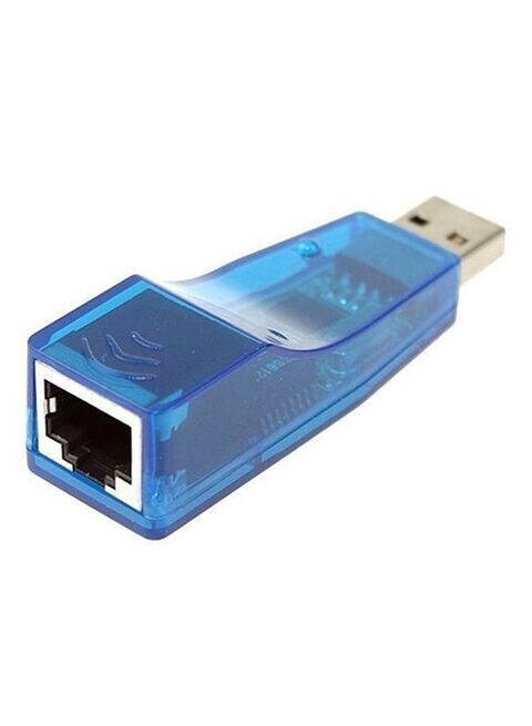 Generic USB 2.0 To Rj45 Lan Ethernet Adapter, Blue