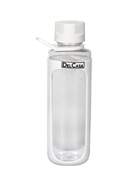 Clear flip store top water bottle