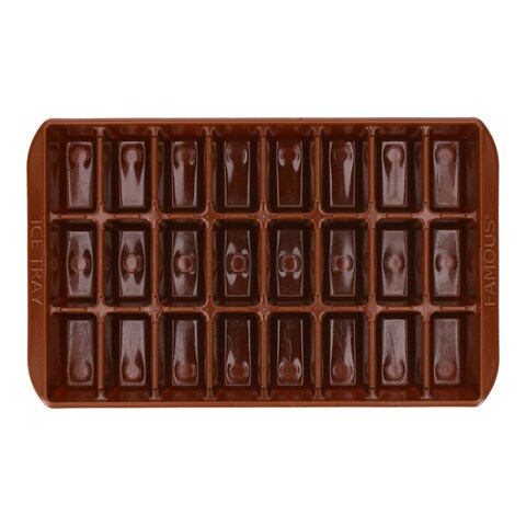 Famous Ice Cube Tray Brown