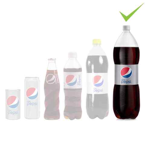Diet Pepsi Carbonated Soft Drink Plastic Bottle 2.28L Pack of 6