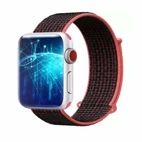 Buy Generic Replacement Band For Apple Watch 38 40 Mm Red Black Online Shop Smartphones Tablets Wearables On Carrefour Uae