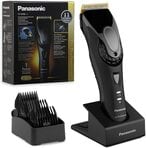اشتري Panasonic ER GP80 Professional Hair Clipper 3/4/6/9 Combs Using Wired/Wireless/Cordless, Black, ERGP80 في الامارات