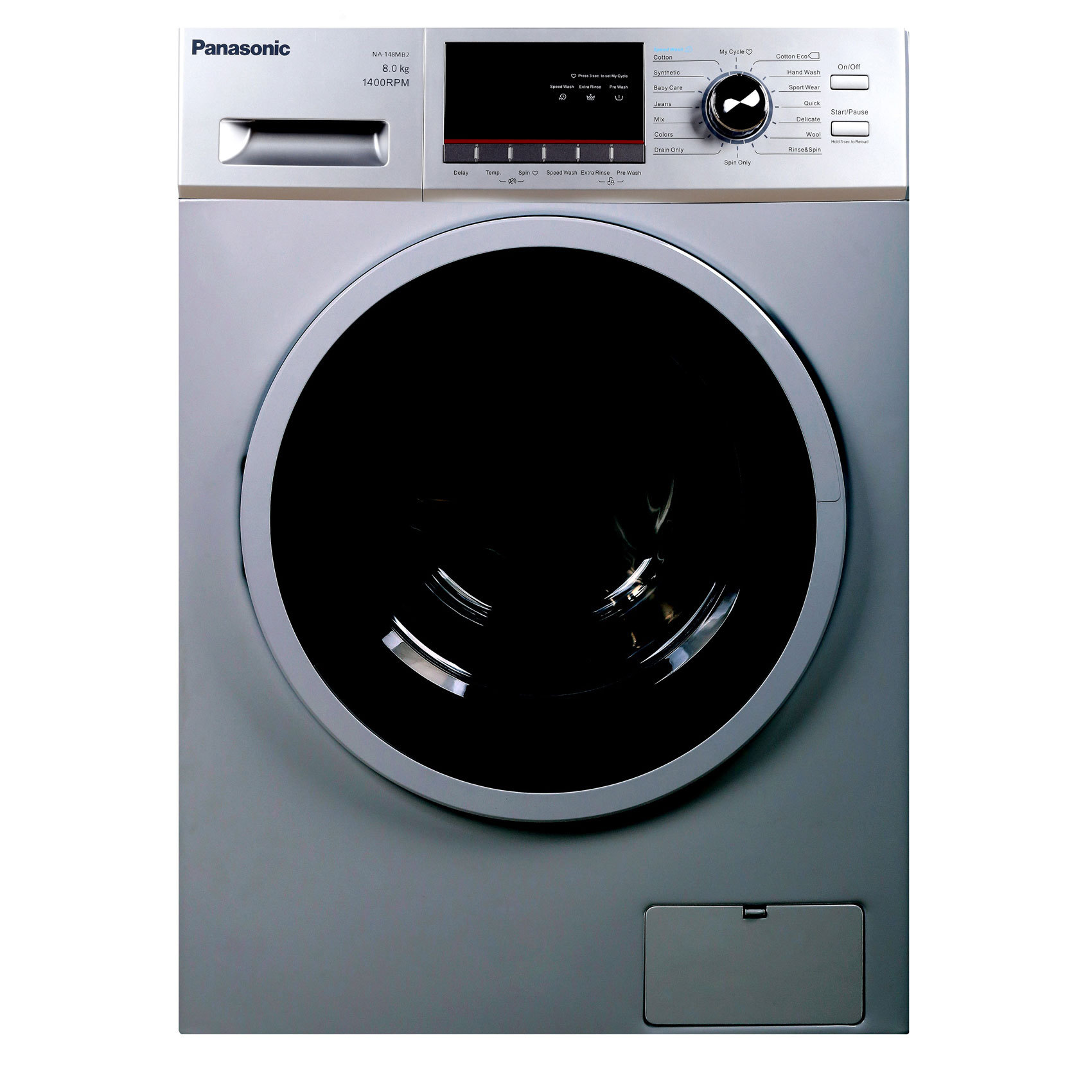 Buy Panasonic 8KG Front Load Washing Machine NA148MB2 Online Shop