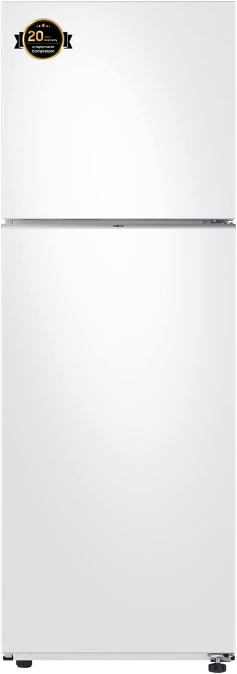 Samsung 304L Net Capacity Top Mount Freezer Refrigerator with SpaceMax Snow White RT41CG5004WW