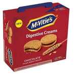 Buy McVities Digestive Chocolate Creams Biscuits 40g Pack of 16 in UAE