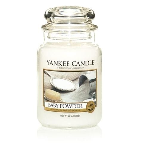 Yankee Candle Classic Baby Powder, Large Jar