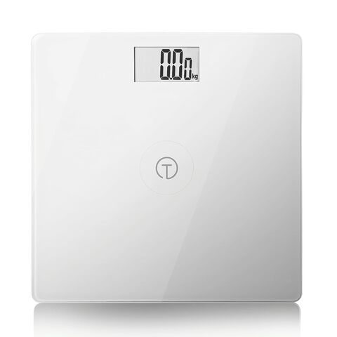 T Electronics Digital Scale for Body Weight up to 200 Kg + New Baby Mode - Essential for Weight Loss - White